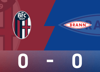 यूरोपा लीग मैच रिपोर्ट: दोनों टीमों ने लक्ष्य पर केवल तीन शॉट लगाए, और दस सदस्यीय बोलोग्ना ब्रैनेन के साथ 0-0 से बराबरी पर थी
